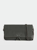 SAC POCHETTE ROCK GRIS ZADIG&VOLTAIRE